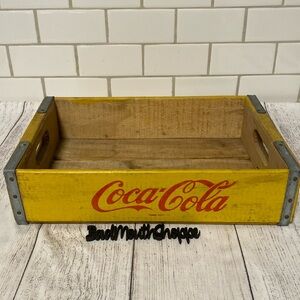 Vintage Wooden Coca Cola Soda Crate 2